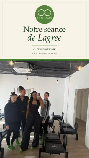 Première séance de Lagree 🤍 Une belle découverte 

Un grand merci à Laki pour son invitation, son accueil et ses conseils chez InfinityCore à Plan-de-Cuques. Un plaisir de partager ce moment ensemble ! ✨