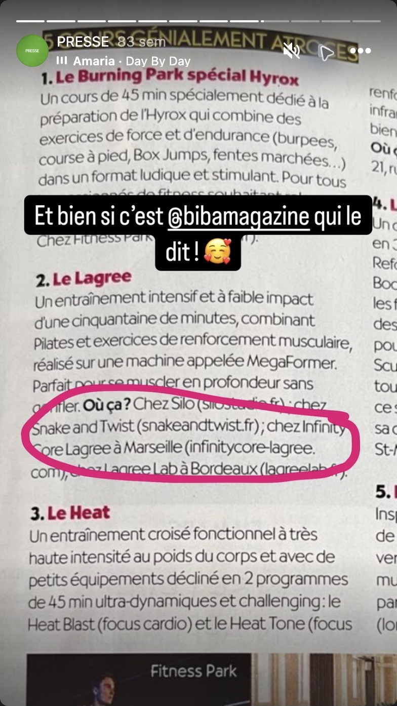 Coupure Biba consacrée à InfinityCore